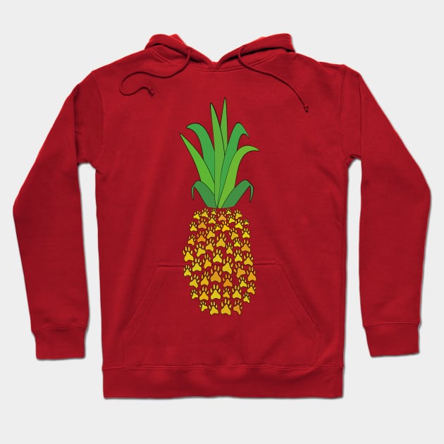 Pineapple Paws Hoodie by BennyBruise